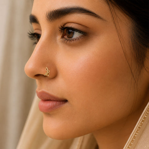 Akea Silver Nose Pin
