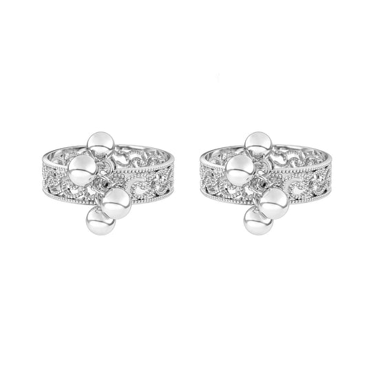 Myna Silver Toe Ring