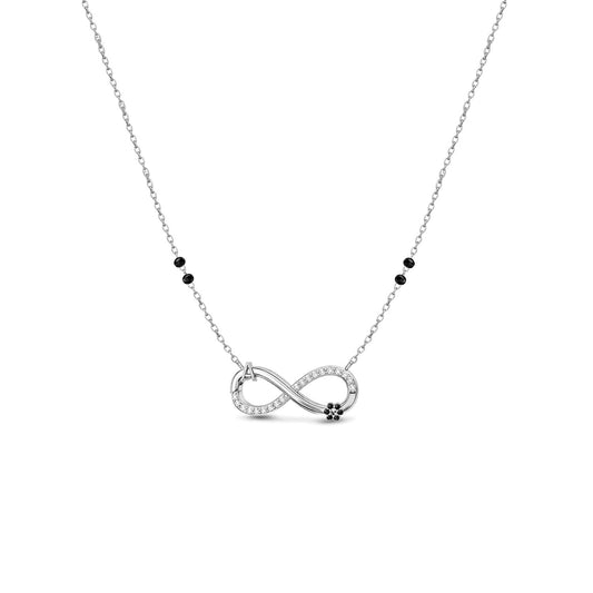 Oela Silver Mangalsutra