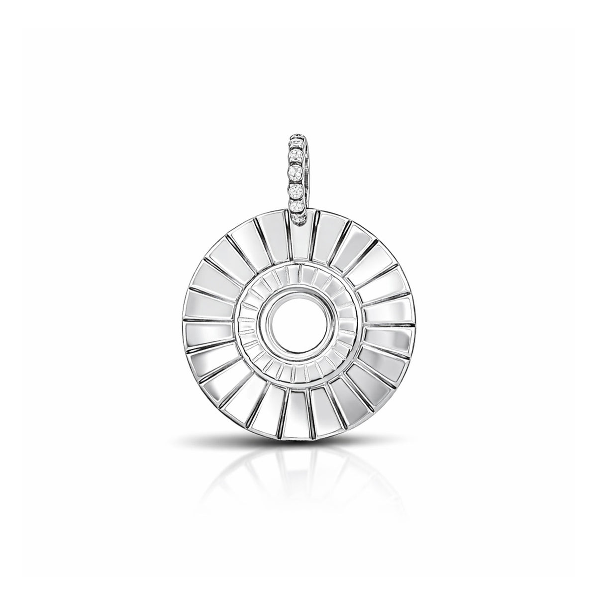 Riya Silver Embossed Pendant