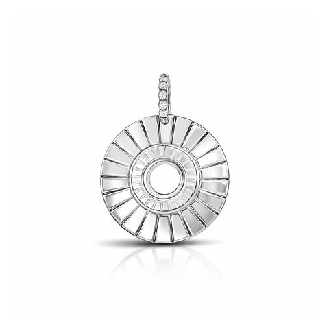 Riya Silver Embossed Pendant