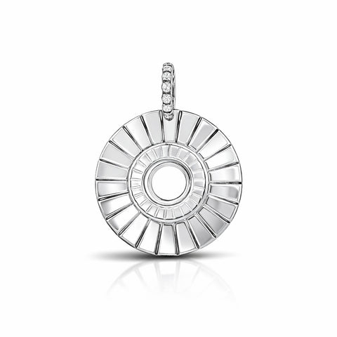 Riya Silver Embossed Pendant