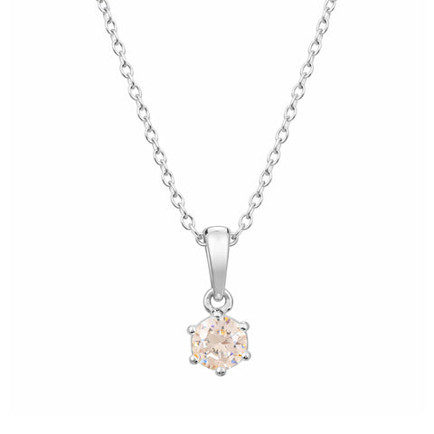 Kate Silver Diamond Necklace
