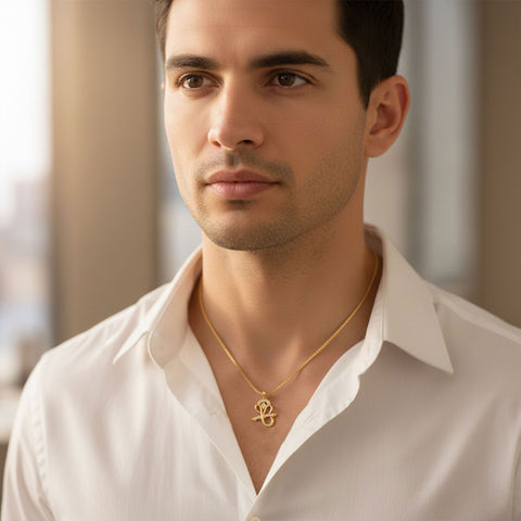 Drix Silver Ganesh Necklace