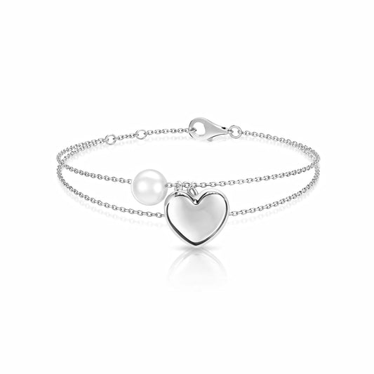 Tira Silver Pearl Bracelet