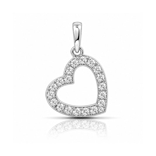 Dena Silver Diamond Pendant