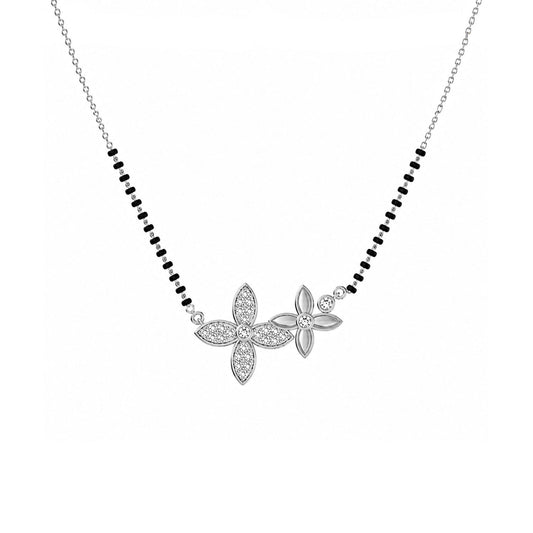 Lila Silver Mangalsutra