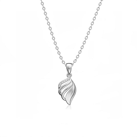 Gyra Silver  Necklace