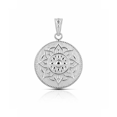 Ella Silver Mandala Pendant