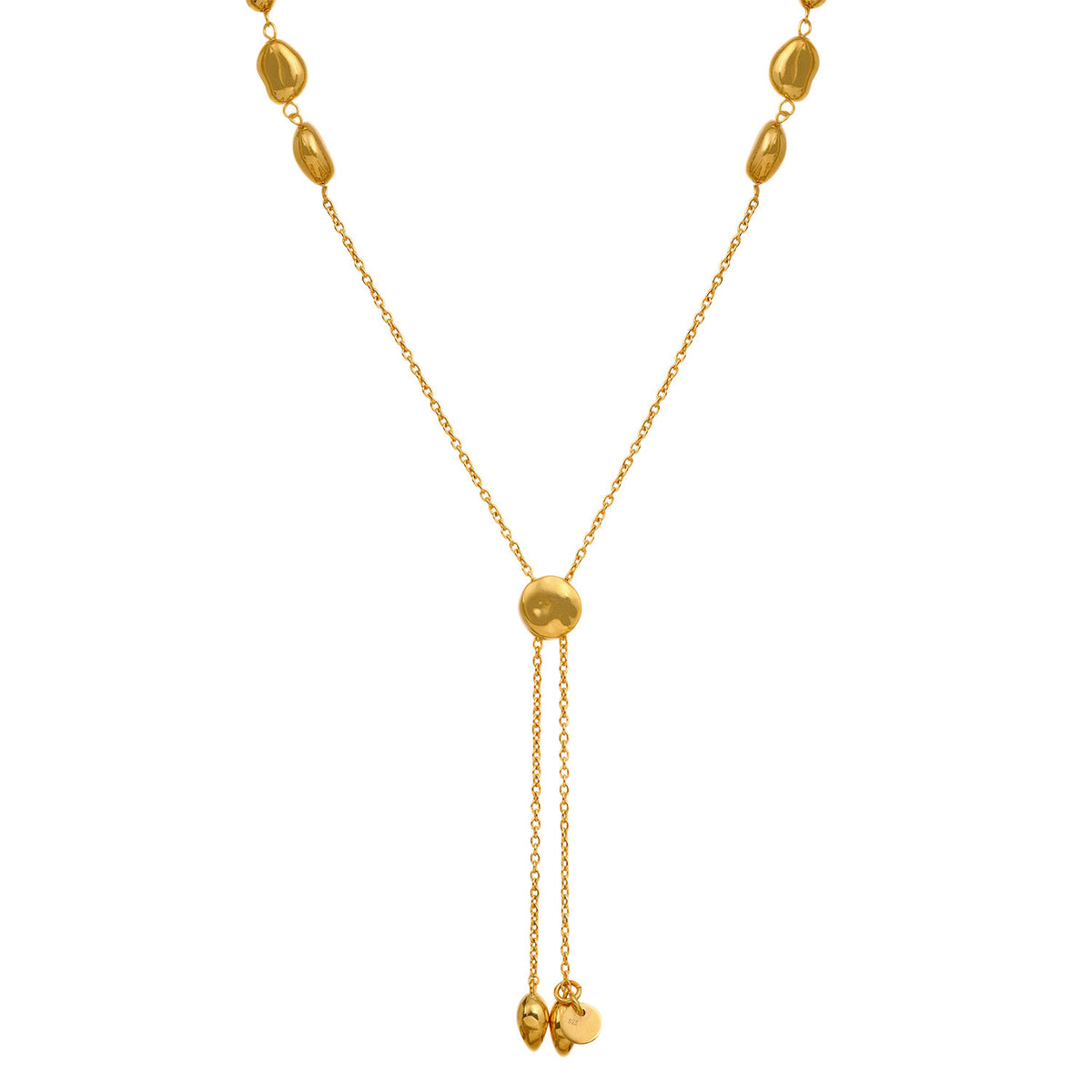 Cora Silver Slider Necklace