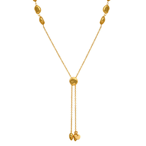 Cora Silver Slider Necklace