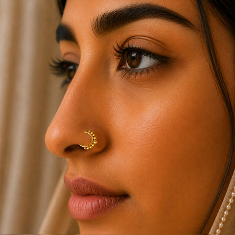 Arya Silver Nose Pin
