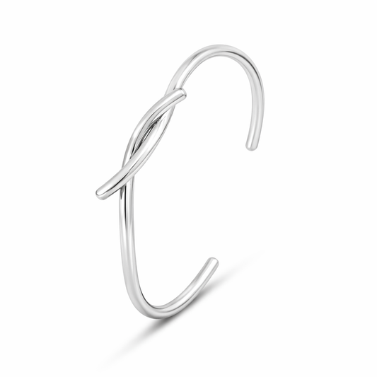 Rosa Silver Wire Cuff Bracelets