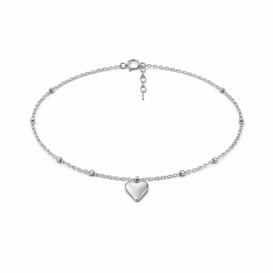 Iria Silver Anklet