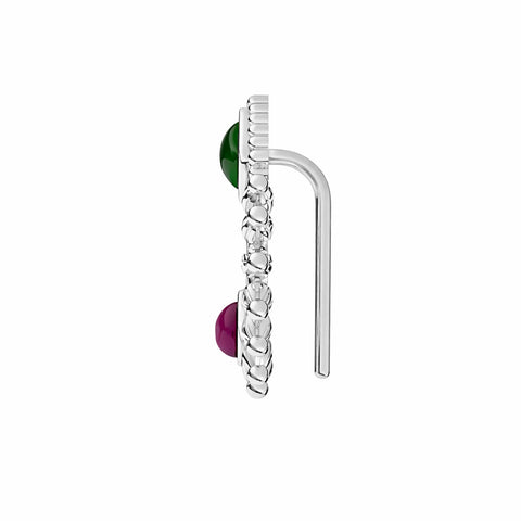 Cyna Silver Nose Pin
