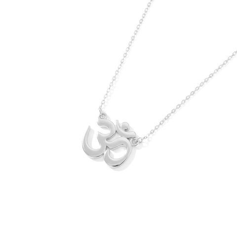 Cian Sterling Silver OM Necklace