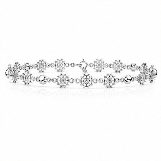 Xyla Silver Anklet