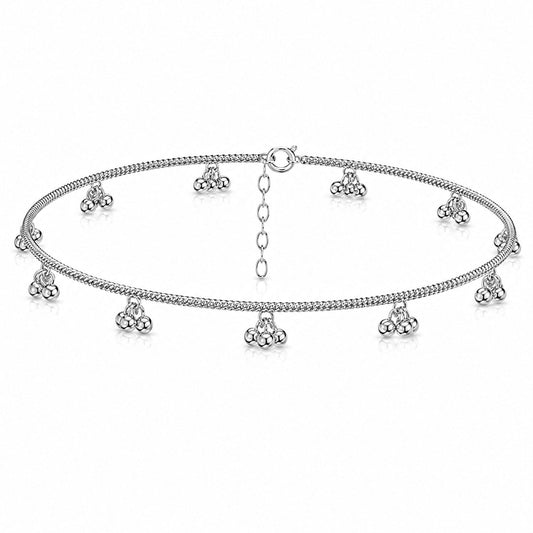 Lyra Silver Anklet