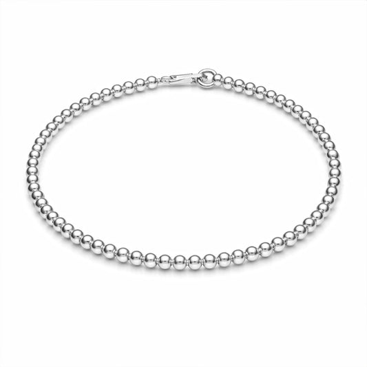 Ruby Silver Bangle