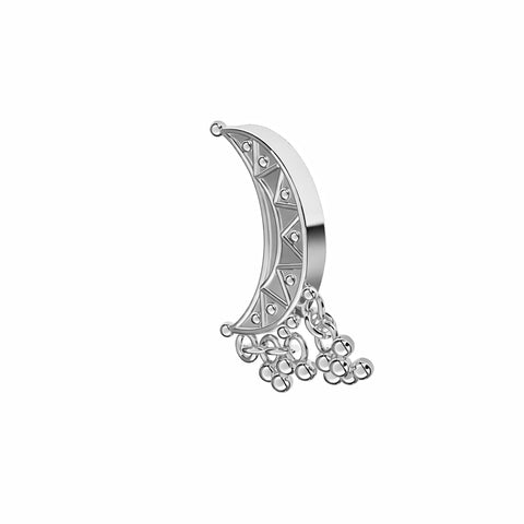 Elva Silver Nose Pin