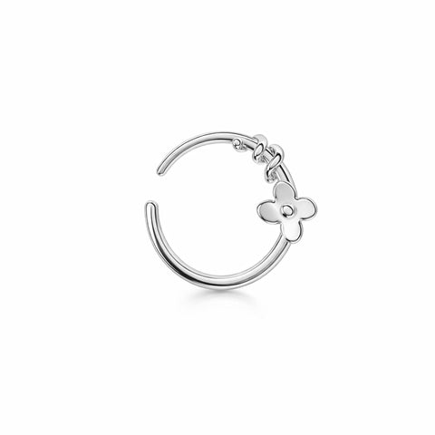 Abda Silver Nose Pin