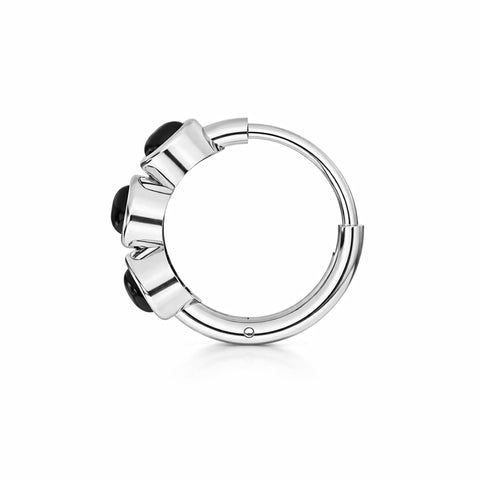 Ayza Silver Nose Pin