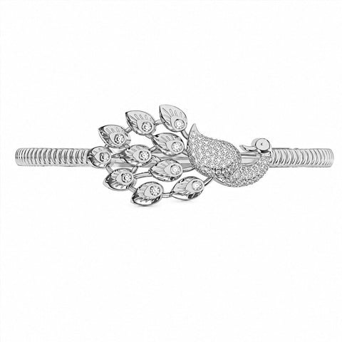 Liv Silver Cuff Bangle
