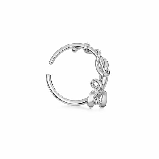 Adea Silver Nose Pin
