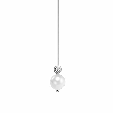 Zuri Silver Pearl Necklace