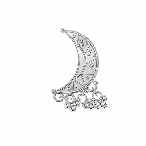 Elva Silver Nose Pin