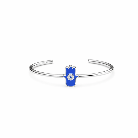 Woin Silver Evil Eye Bracelet