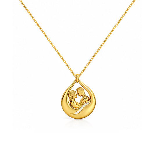 Aysa Silver Zirconia Necklace