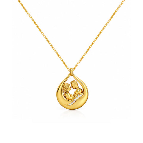 Aysa Silver Zirconia Necklace