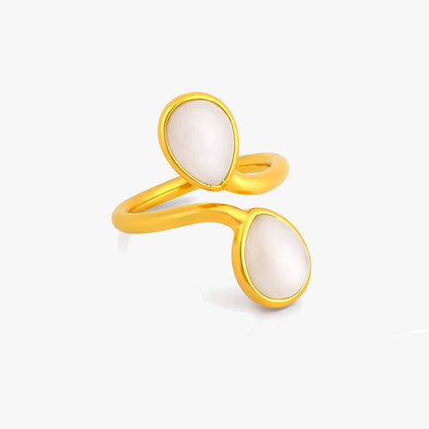 Kyra Silver Adjustable Ring