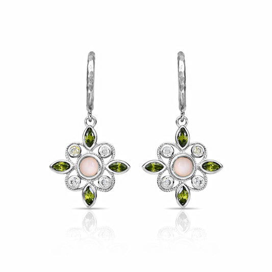 Asia Silver Zirconia Earrings