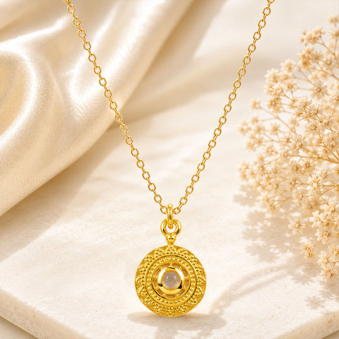Mia Silver Moonstone Pendant