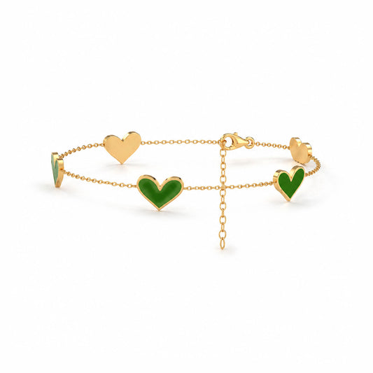 Eira Silver Enamel Bracelet