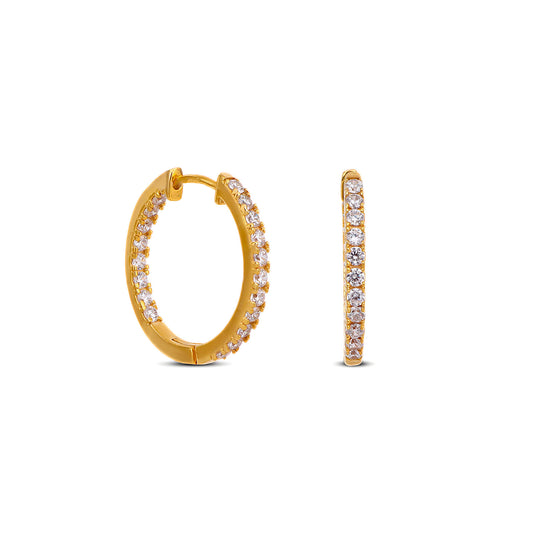 Iris Silver Zirconia Earrings