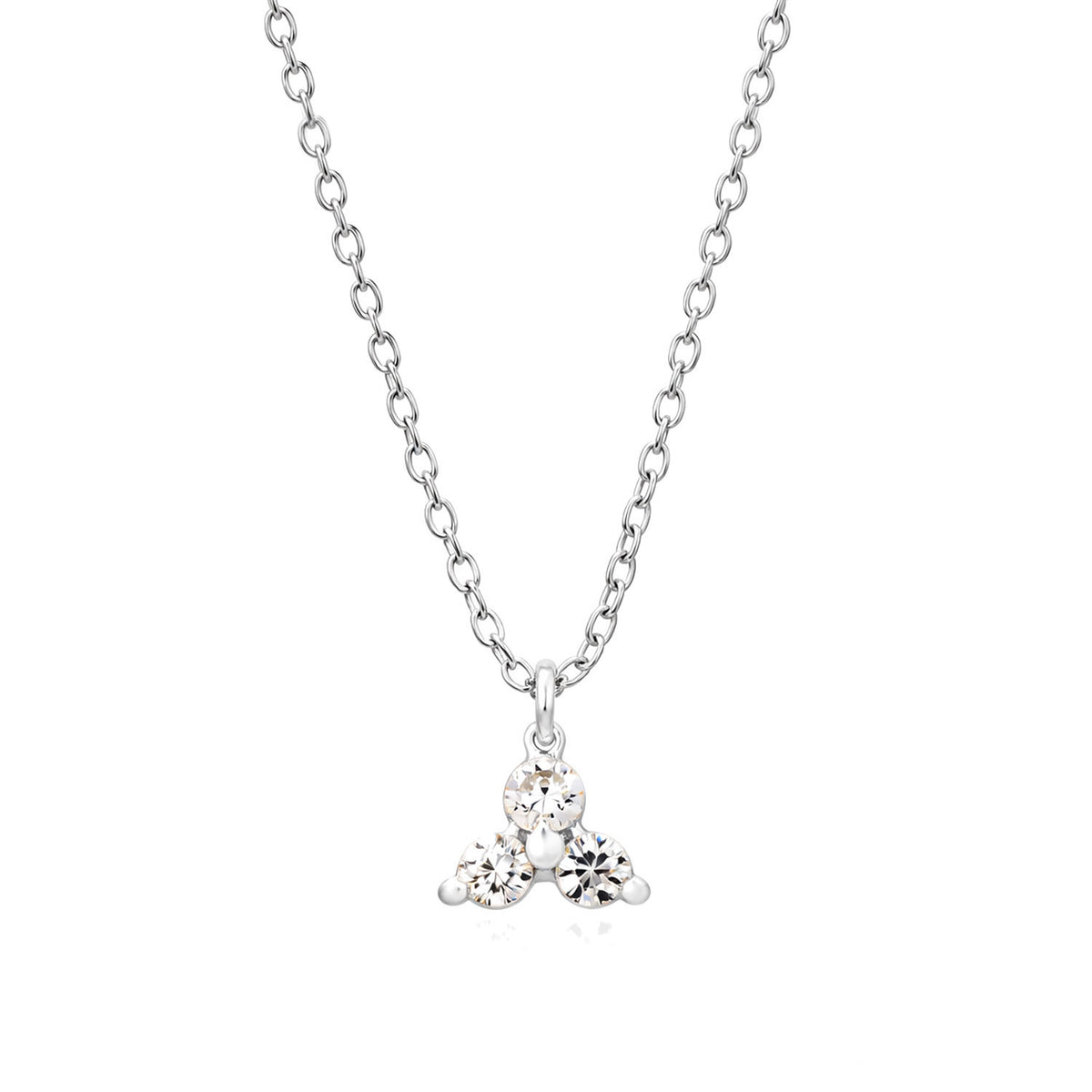 Mia Silver Zirconia Necklace