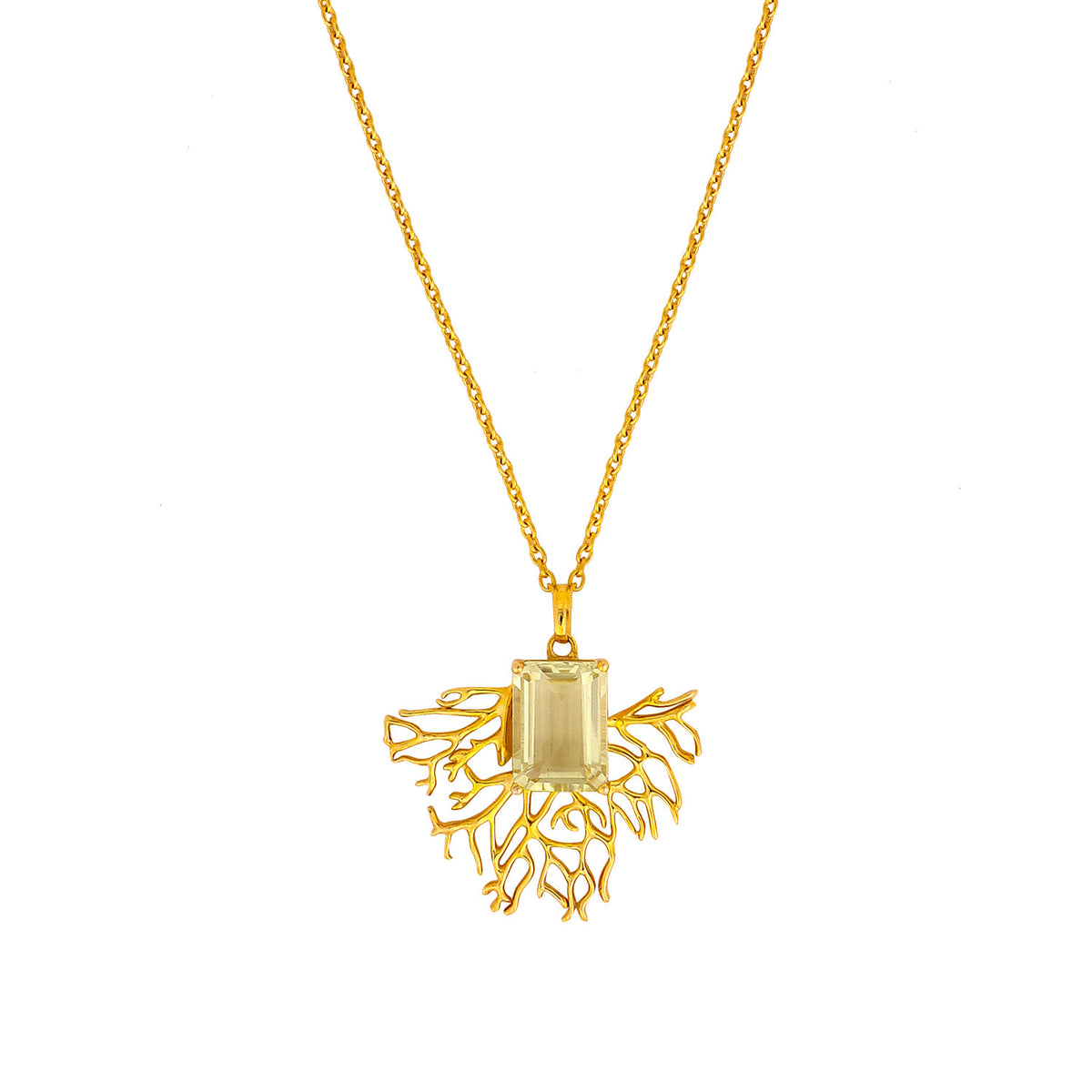 Lucy Silver Quartz Necklace