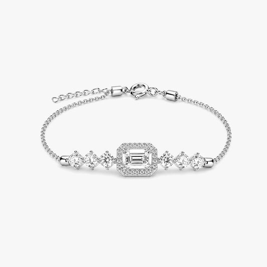Aris Silver Zirconia Bracelets