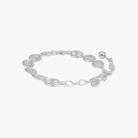 Luna Silver Link Bracelets