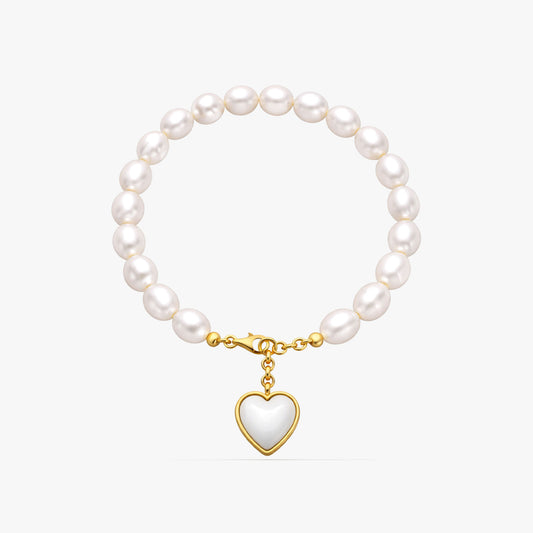 Ella Silver Pearl Bracelets