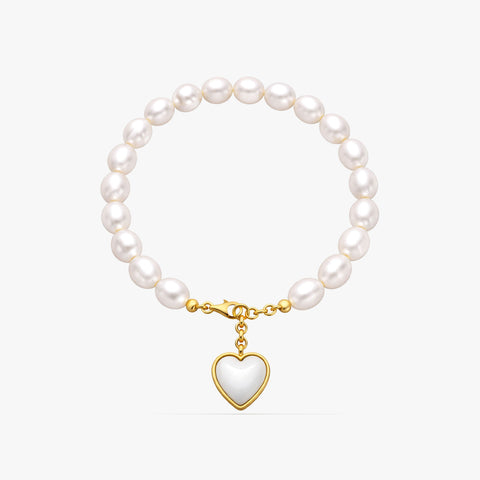 Ella Silver Pearl Bracelets