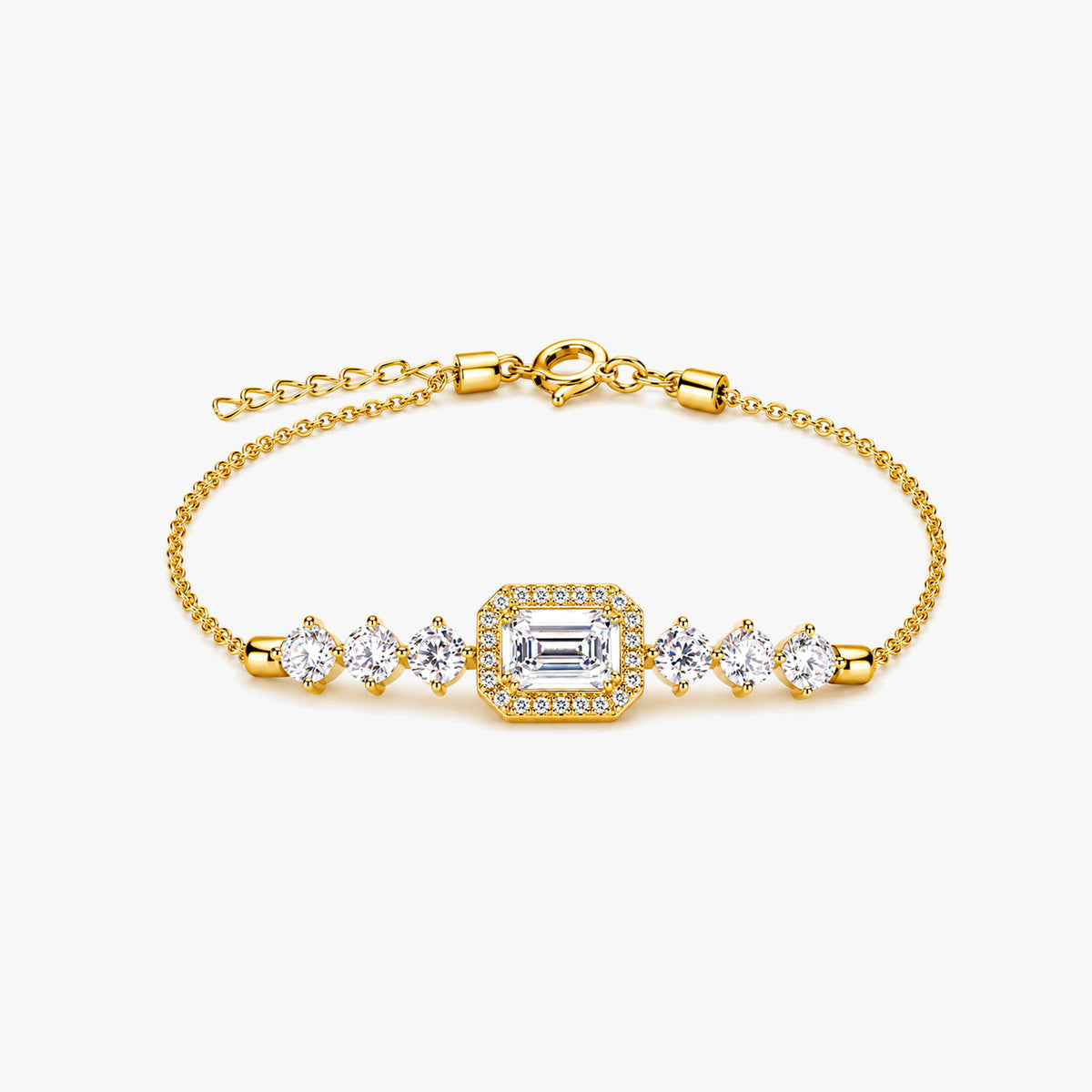 Aris Silver Zirconia Bracelets