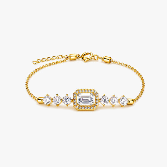 Aris Silver Zirconia Bracelets