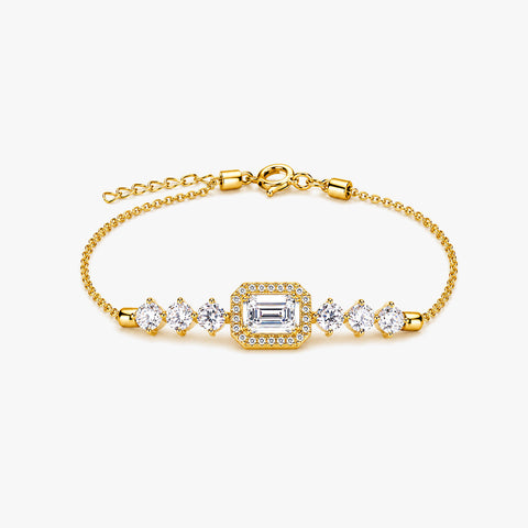 Aris Silver Zirconia Bracelets