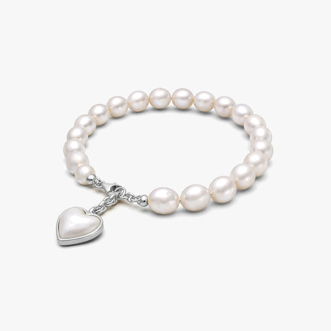 Ella Silver Pearl Bracelets