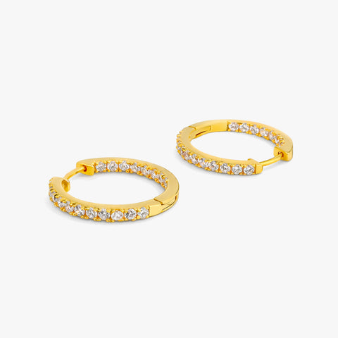 Iris Silver Zirconia Earrings