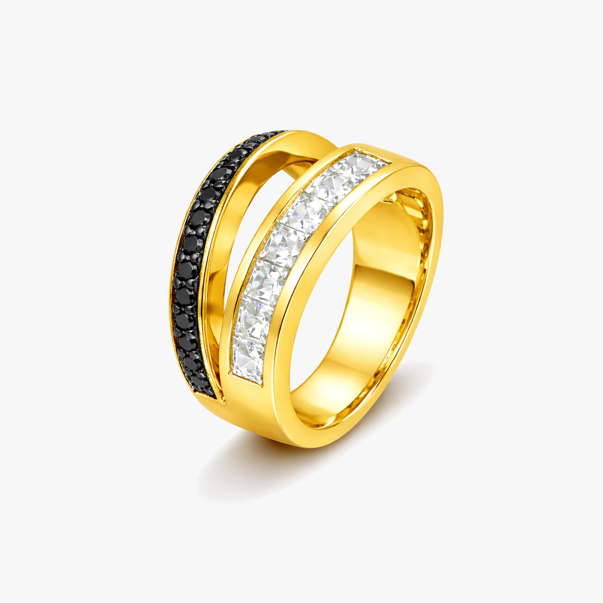 Mia Silver Spinel Adjustable Ring